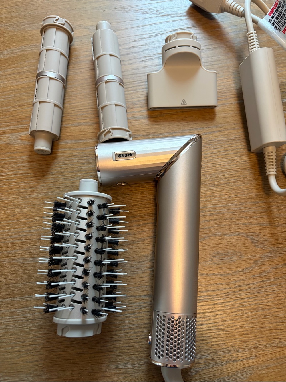Shark Silver Multi-Attachment Hot Air Styler for Women